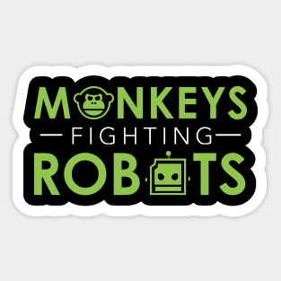 Monkeys Fighting Robots Official Logo Sticker